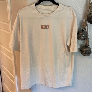 **NOT FOR SALE** Fleo Essential T shirt large cream / ivory color